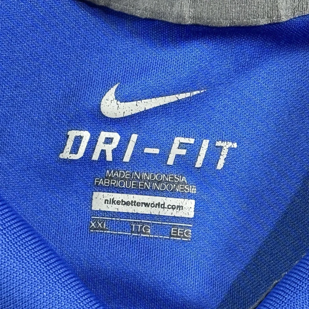 Nike Dri-Fit Men's‎ Size XXL Boise State Broncos Striped Short Sleeve Polo Shirt